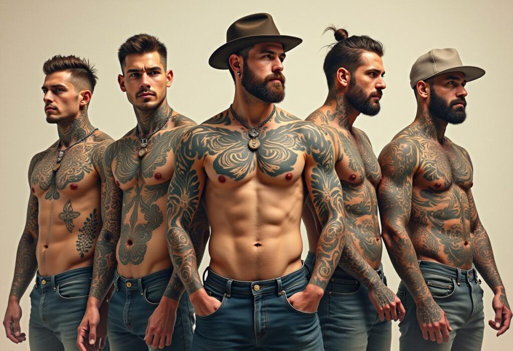 a evolução da tatuagem masculina