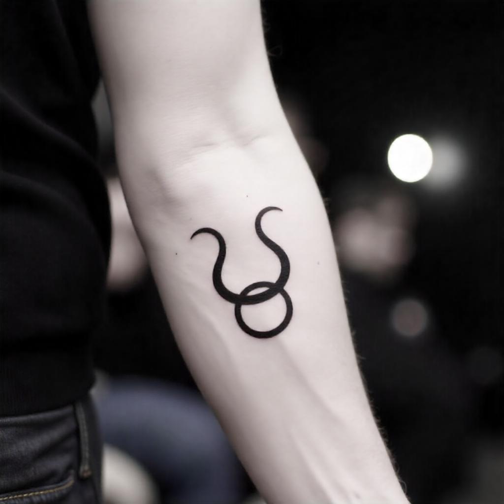 Tatugem no Antebraço do Signo de Touro 